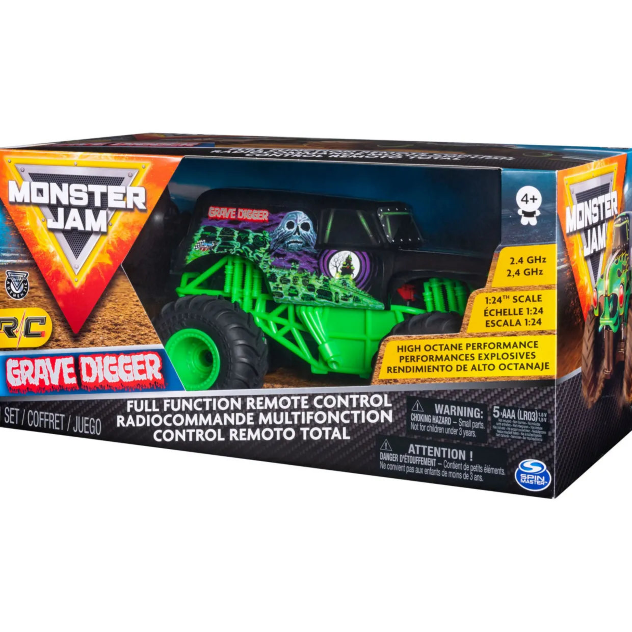 Authentic Grave Digger Remote Control Monster Truck