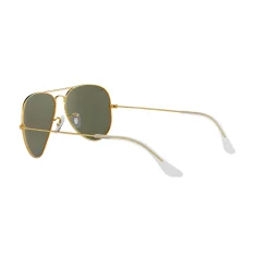 Aviator Large Metal Pilot Polarised Sunglasses  Gold-Tone