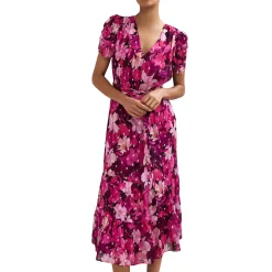 Azalea Floral Flared Dress