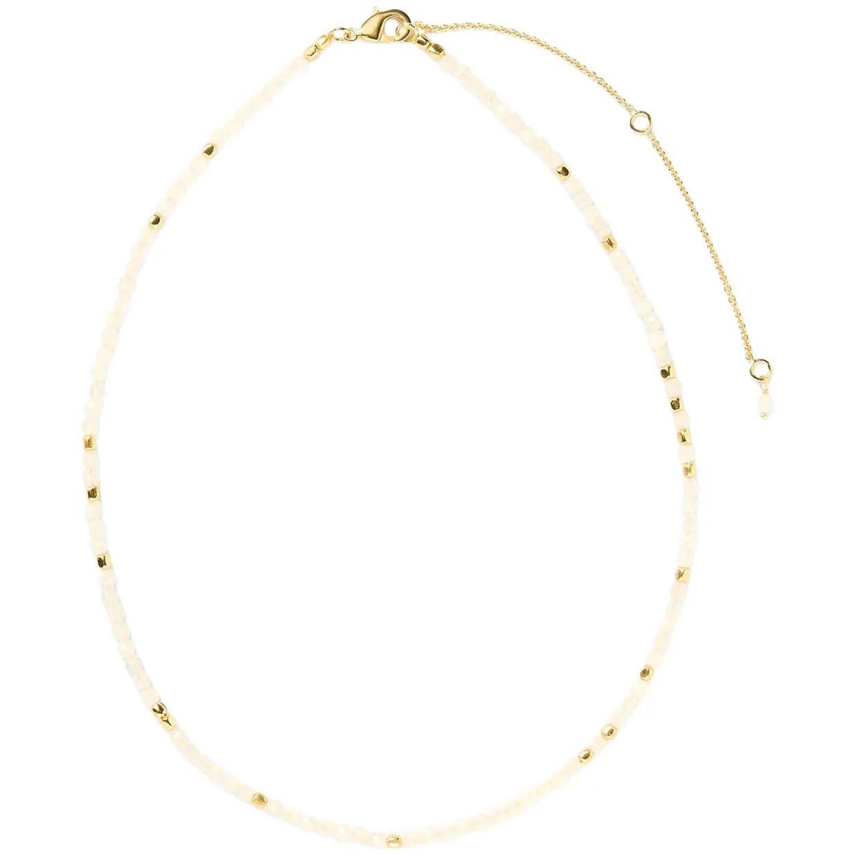 Bali Moonstone Beaded Necklace