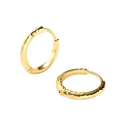 Bali Textured Hoop Earrings