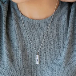 Bar Pendant Necklace