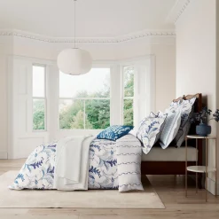 Baroque Duvet Set Indigo Blue