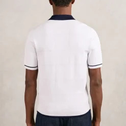 Baxter Tipped Zip-Through Casual Shirt