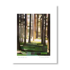 Be Still. Be Here Mounted Print