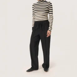 Bea Mid-Rise Wide Leg Trousers