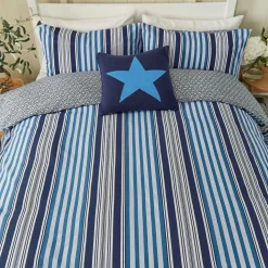 Beach Duvet Set Blue/Navy