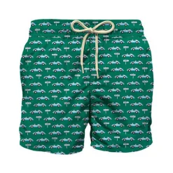 Beach Sign Car Swim Shorts