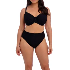 Beach Waves High-Rise Bikini Bottoms