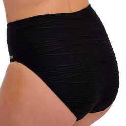 Beach Waves High-Rise Bikini Bottoms