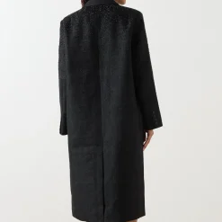 Beaded Jacquard Coat
