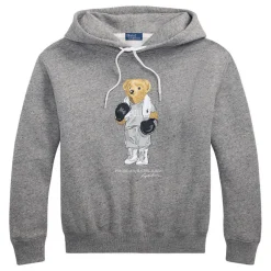 Bear Boxing Gloves Drawstring Hoodie