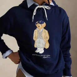 Bear Logo Drawstring Hoodie