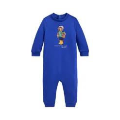 Bear Logo Fleece Overalls 3-9 Months