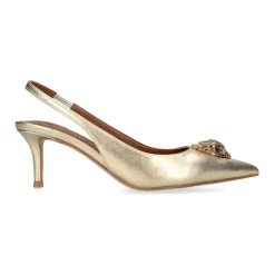 Belgravia Eagle-Embellished Slingback Pumps