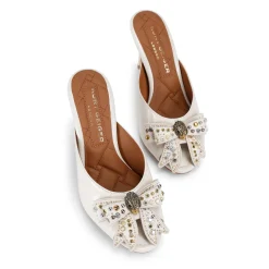 Belgravia Studded Bow Mules