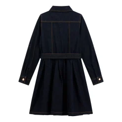 Belted Denim Shirt Dress