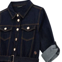 Belted Denim Shirt Dress