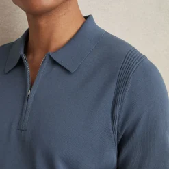 Berkley Half-Zip Knitted Polo Shirt