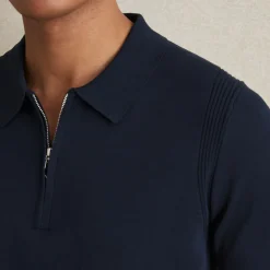 Berkley Half-Zip Knitted Polo Shirt