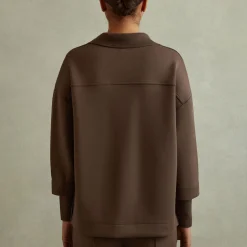 Bernie Open-Collar Sweatshirt
