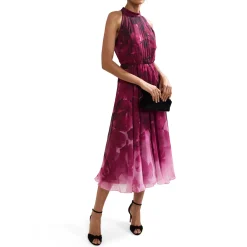 Bethany Floral Flared Dress