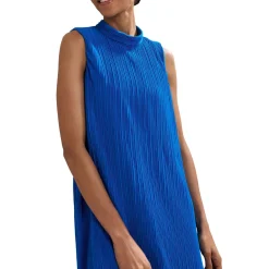 Betsie Plisse Mini Swing Dress