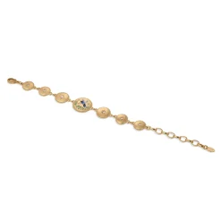 Bird Enamel Link Bracelet