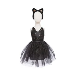 Black Cat Dress & Headpiece Set 5-6 Years