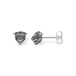 Black Cat Ear Studs