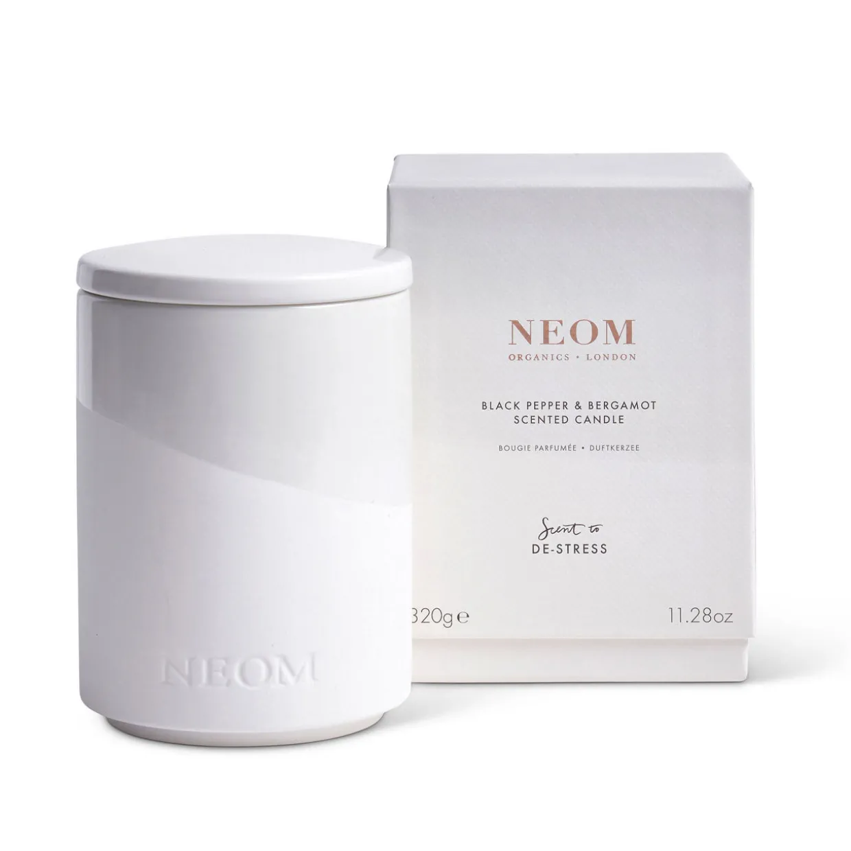 Black Pepper & Bergamot Two-Wick Scented Candle 320g
