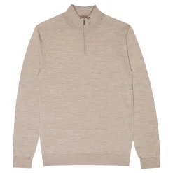 Blackhall Merino Wool Zip Neck Sweater