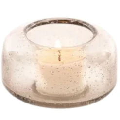 Blown Bubble Glass T-Light Holder