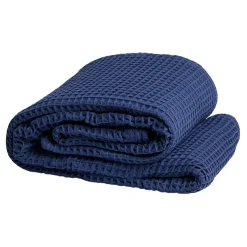 Blue Honeycomb Throw