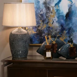 Blue Waves Table Lamp