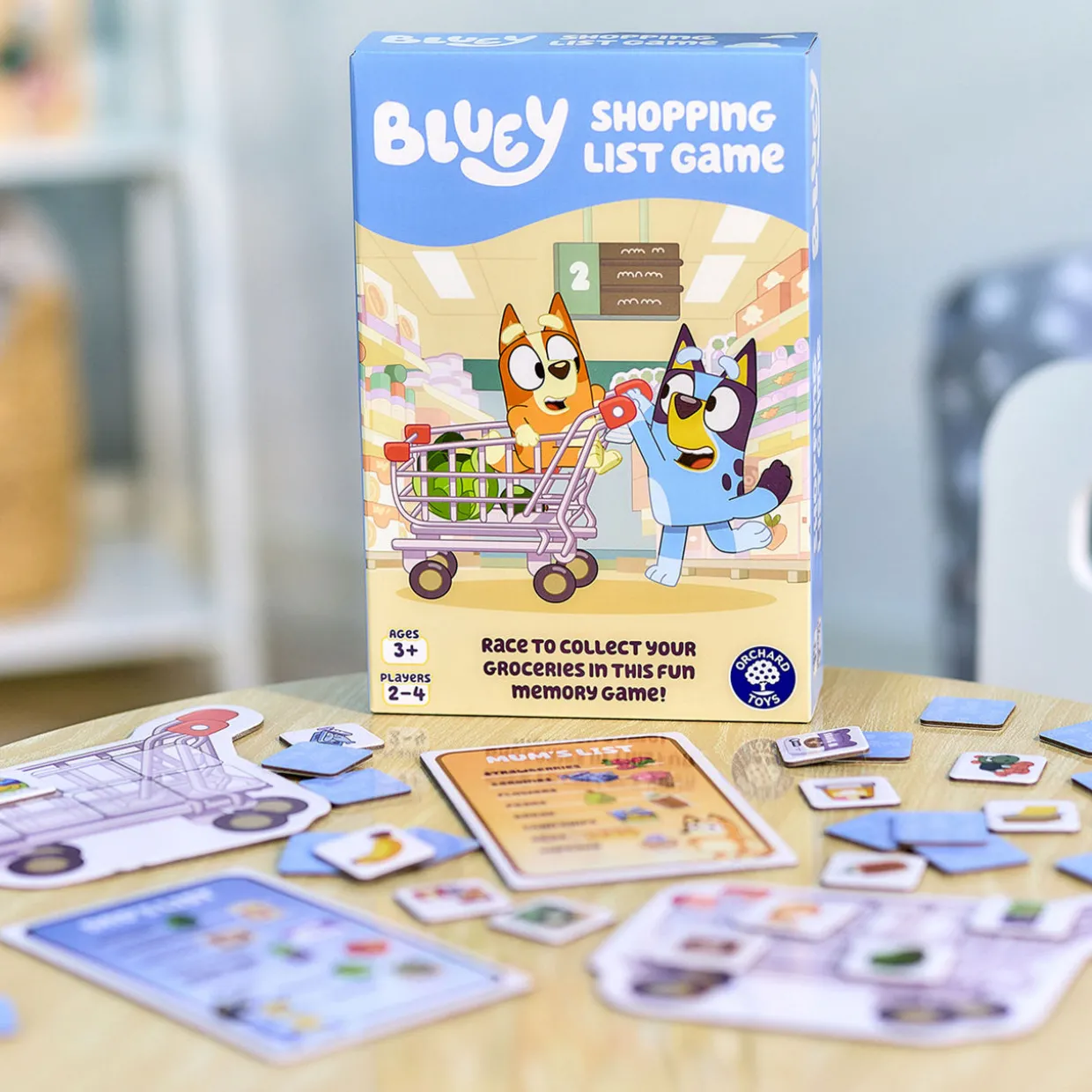 Bluey Shopping List Game