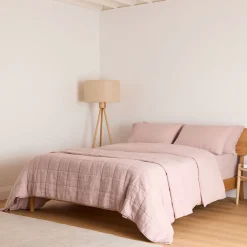 Blush Pure Linen Duvet Set