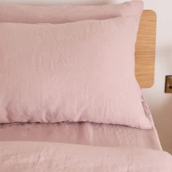 Blush Pure Linen Duvet Set
