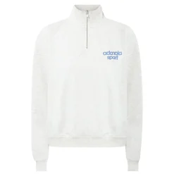 Bold Logo Half-Zip Sweatshirt