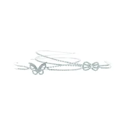 Boutique Butterfly & Bow Headband Set
