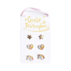 Boutique Cheerful Studded Earrings Set of Three