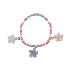 Boutique Shimmer Flower Bracelet