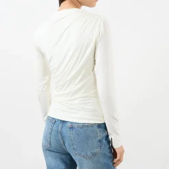 Bray Ruched Long-Sleeved Top