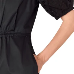 Broderie Cropped Straight Leg Jumpsuit