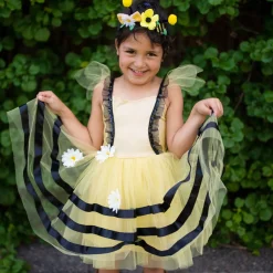 Bumble Bee Two-Piece Dress & Headband Set 5-6 Years