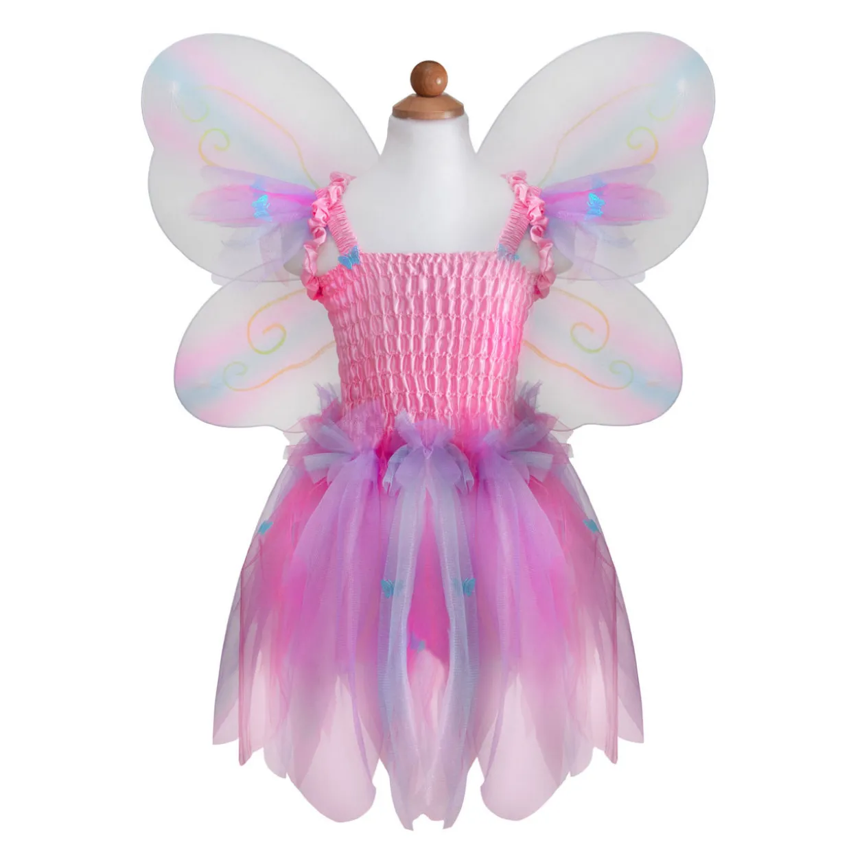 Butterfly Three-Piece Dress Wings & Wand Set 5-6 Years