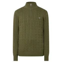 Cable Half-Zip Sweater