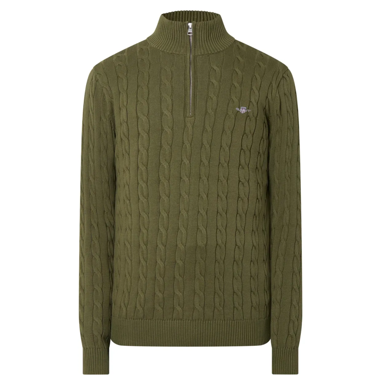 Cable Half-Zip Sweater