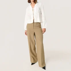 Calico Tie Ladder Lace Shirt