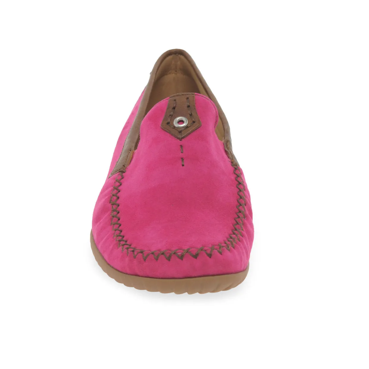 California Stitch-Detail Moccasins